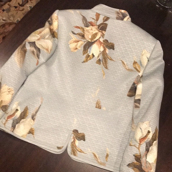 NWT Elen Tracy Aqua color blazer size 8 - Picture 3 of 8